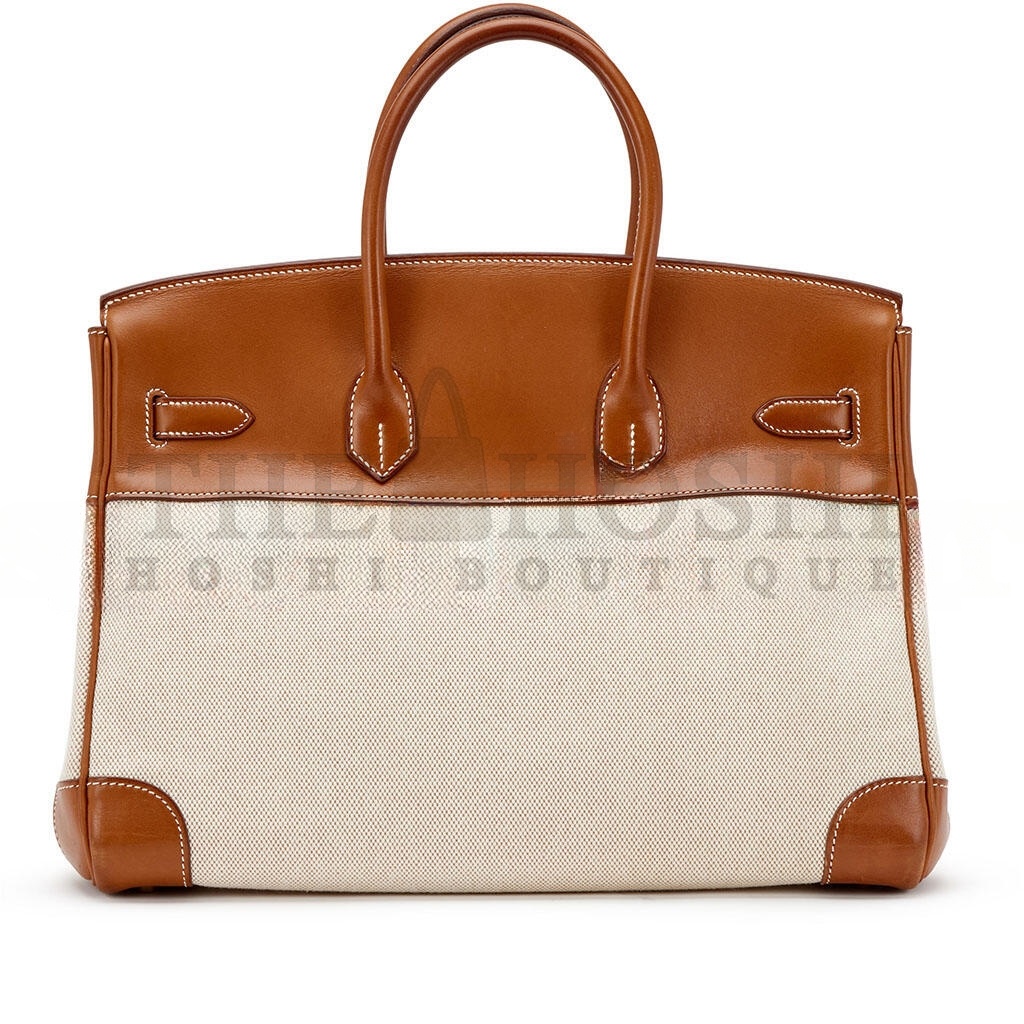 H**me5 BIRKIN 30 SWIFT GOLDEN BROWN CANVAS BAG GOLD BUCKLE HANDBAG B0D87L8ZBT (30*20*13cm) Master Quality